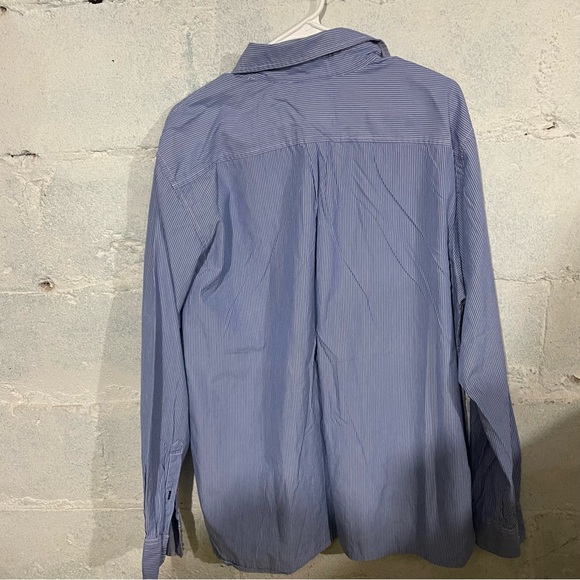 Converse one star button down shirt mens size XL blue white - Picture 3 of 3